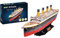 Revell 3D Puzzle 00170 I RMS Titanic I 113 Teile I 4 Stunden Bauspaß für Jung Alt I ab 10 Jahren I Das berühmte Kreuzfahrtschiff RMS Titanic selber zusammenbauen, Farbig