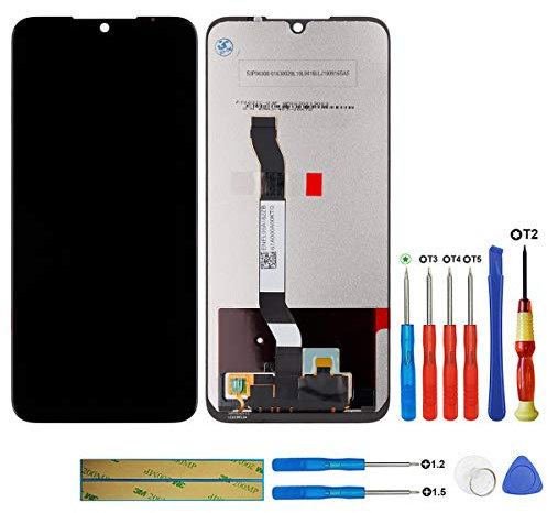 swark Pantalla LCD compatible con Xiaomi Redmi Note 8T M1908C3XG (negro sin marco, pantalla LCD, pantalla táctil, digitalizador, cristal + herramientas)