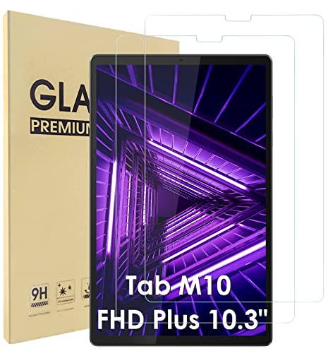 Hianjoo 2 PCS Pellicola Protettiva Compatibile per Lenovo Tab M10 Plus FHD 10.3, Vetro Temperato Compatibile con Lenovo Tab M10 Plus FHD 2nd Gen (TB-X606, TB-X606F)/Tab K10 10.3 (TB-X6C6F, TB-X6C6X)
