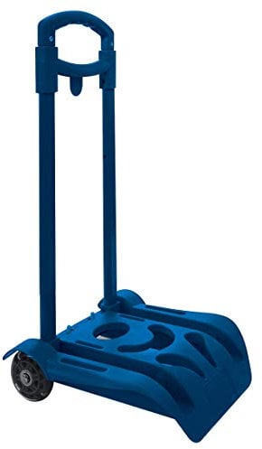 Mitama - Carrello Universale Automatico Porta Zaino CLICK CLACK, Blu, Kit Universale Incluso