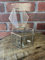Fan Corner Creations Silberne große sechseckige Glas-Ringbox/Hochzeitsantragsanzeige/geometrische Ringträgerbox/Schmuckkästchen für Ohrringe, dekorativer Heim-Organizer