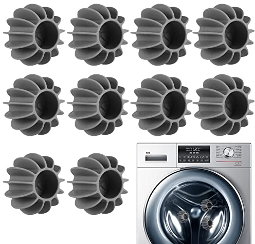 Eula Laundry Pet Hair Remover - 10 Pack Scratch-less Pet Hair Remover For Laundry | Washer Balls Washing Ball, Laundry Scrubbing Balls For Washing Machine Home Clothes Cleaning