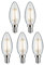 Paulmann 29094 Filament 230V LED Kerze E14 5er-Pack 5x4,8W 5x470lm 35mm Klar Glas 2700K - Warmweiß