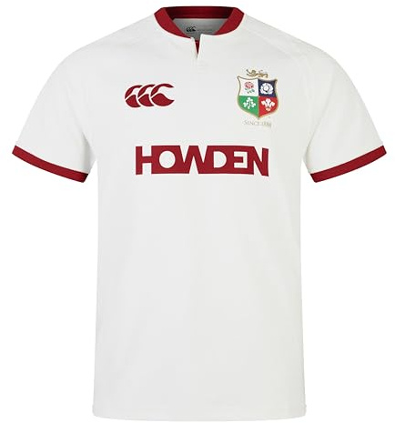 Canterbury Rugby-Trikot, Unisex, britische und irische Löwen, Replika, offizielles Lizenzprodukt von British & Irish Lions, technisches Rugby-Trikot
