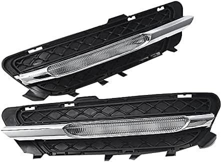 RUIHAHA Auto Nebelscheinwerfer für Mercedes Benz W212 E250 E300 E350 2009-2013 2128851574 2128851674, Auto Links Rechts Vorne Stoßstange Tagfahrlicht Nebelscheinwerfer Montage