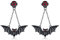 DAYLINLOVE Fledermaus Ohrringe 925 Sterling Silber Schädel Fledermaus Ohrringe Halloween Weihnachtsschmuck Geschenke für Frauen