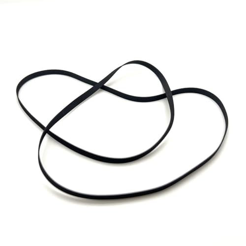 Correa plana 1 pieza, ancho 4 mm, grosor 0,6 mm para tocadiscos, vinilo LP, fonógrafo, gramófono (Longitud doblada: 275 mm)