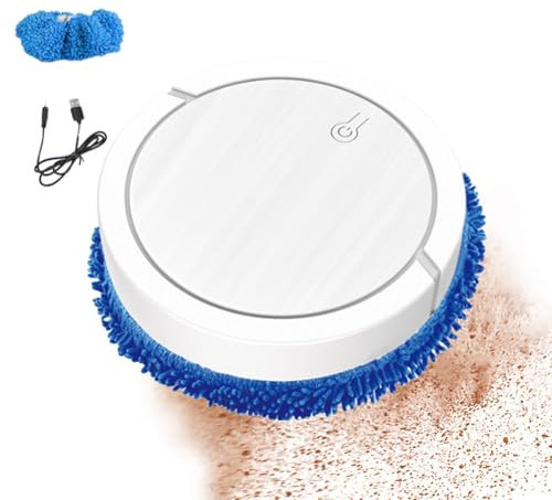 Robot Laveur Silencieux,Robot Nettoyeur Laveur | Robot de nettoyage silencieux et intelligent - Vadrouille de nettoyage de sol silencieuse multi-usages pour le nettoyage des sols durs et des carreaux