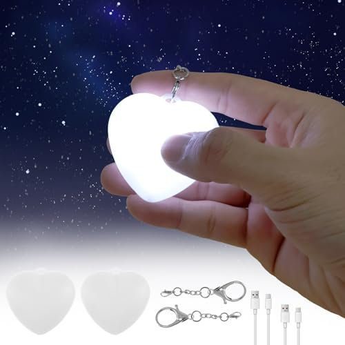 4 Stück Handtaschenlicht mit Sensor Taschenlicht für Handtasche USB 2 Modus Smart Touch Tragbar LED Handtaschenlicht Geschenk für Familie Freunde Freundin Mutter