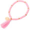 Holibanna 1 Stück Vielseitiges Armband aus elegant vielzweckleiter Nationaler Armreif wrist brace Liebe Ringe fußkettchen für damen gefranstes Armband Frauenkette Polymer-Ton Rosa