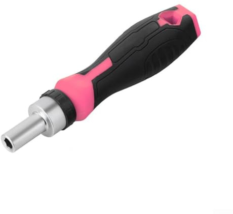 6,35 mm Ratschen-Schraubendreher-Griff, Chrom-Vanadium-Stahl, verschleißfester magnetischer Ratschen-Schraubendreher mit rutschfestem Griff für Heimwerker/Elektronik-Reparatur/Handwerkzeuge