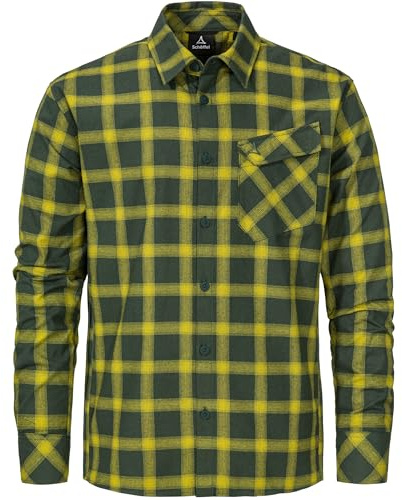 SCHÖFFEL Herren Wanderhemd Funktionshemd Freizeithemd Langarmhemd Poplar MNS