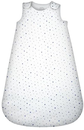 Stellou & friends Baby 1 TOG Ganzjahres-Schlafsack aus 100% Baumwolle | Weicher, hautfreundlicher Neugeborenen Strampelsack – OEKO-TEX zertifiziert & längenverstellbar von ca. 3–12 Monaten