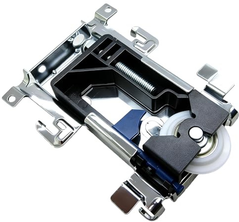 Icetop Sliding Door Wardrobe Wheels for Wooden Slide Door | Heavy-Duty Ball Bearing Rollers Hydraulic Mechanism 30kg Load Capacity with Safety Clip