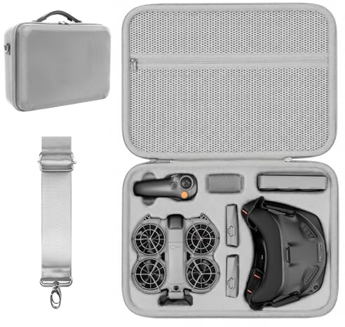 VETIXLO Tasche für DJI Neo 2 und Goggles N3 Case, Tragetasche für DJI Neo 2 Motion Fly More Combo Zubehör, Tragbare Koffer für Goggles N3 und RC Motion 3 Fernbedienung, für Drone Schutz/Aufbewahrung