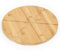 woodluv Pizza Cake Serving Cutting Platter Board, 13 (30cm) 6 Sections Wooden Snack Canape Platter