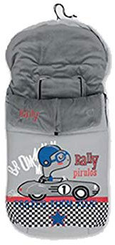 Pirulos Rally Velour - Saco carro, color gris