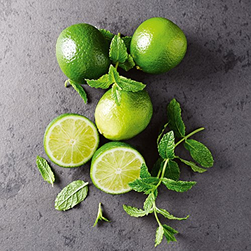 Eurographics, DG-DC1179 Limes und Mint I 30x30 Glasbild, Glas, Grün, 30 x 30 x 2 cm
