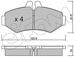 CIFAM 822-572-0 Bremsbeläge