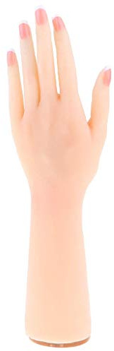 Tubayia Silikon Weibliche Mannequin Hand Modell für Massage Akupunktur Maniküre Training Schmuckständer