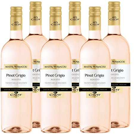 Cavit Pinot Grigio Rosato IGT delle Dolomiti MV Cuvee trocken (6 x 0.75 l)