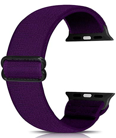 Ecogbd Cinturino di ricambio elastico compatibile con Apple Watch 38mm,40mm,41mm,42mm,44mm,45mm,49mm, cinturino in morbido Nylon per iWatch serie 9,8,7,6,5,4,3,2,1,SE per uomo e donna
