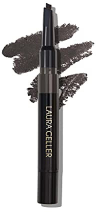 LAURA GELLER NEW YORK Sculpt-n-Stay Waterproof Brow Pencil & Gel- Soft Black