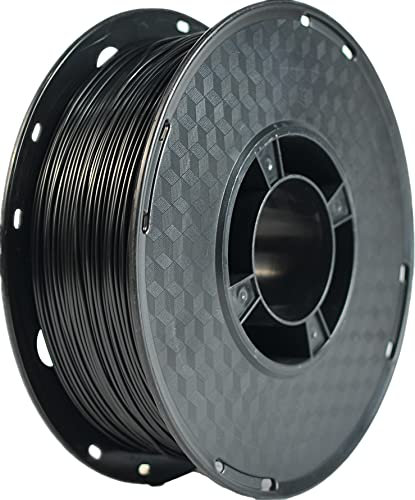 RANKI TPU Filament 1.75mm Flexible TPU 3D Drucker Filament, Dimensional Accuracy +/- 0.05mm 98A 1kg Spule, Schwarz