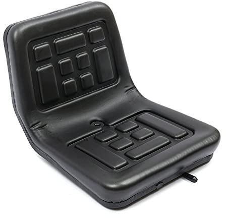 Gabelstaplersitz HaroldDol Universal Traktor Sitz Garten Rasenmäher Rücksitz Traktorsitz Schleppersitz Sitze Wasserdicht mit Verstellbarer Gleitschiene, für Bagger Gabelstapler Traktor und so
