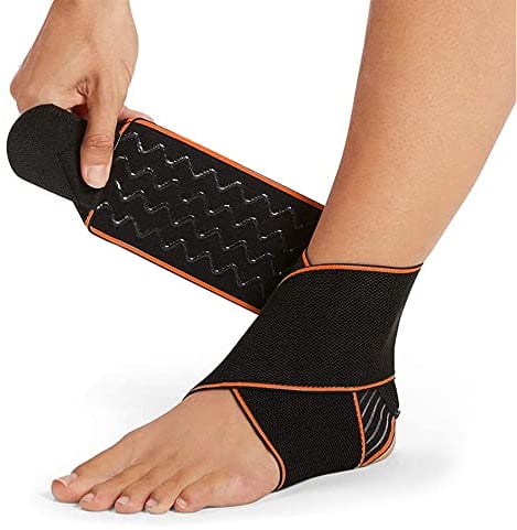 PROIRON Ankle Support Brace - Adjustable Ankle Brace Wrap Strap for Sports Protect, Plantar Fasciitis, Achilles Tendonitis, Ligament Damage, Injury Recovery, One Size for Men Women 1 PC