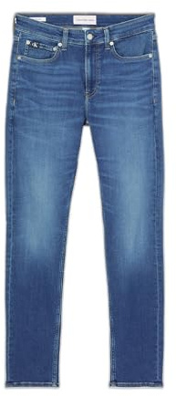 Calvin Klein Herren Jeans Hose Slim Taper Mid Waist, Blau (Denim Dark), 32W/32L