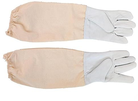 Folpus Gants d'apiculture, Outils d'apiculture, Gants protégés d'apiculteur ventilés pour Le Jardin, Le Travail, 3XL