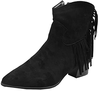 Stivali Texani Donna Estivi Western Bassi Corti Stivaletti Anfibi Biker Stivali Alti Vintage Camoscio Stivali Cowboy Neri Pelle Stivali Equitazione Stivali Texani Invernali con Tacco