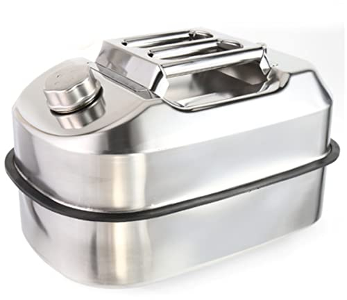 Bidón Para Gasolina Bidón De Combustible Garrafa De Gasolina Y Diésel En Metal Ideal Para Viajes Largos,20L