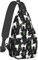 Alpaka Sling Bag Casual Crossbody Chest Backpack Lightweight Daypack Fashion Shoulder Bags for Travel Hiking Biking Climbing Runne, Bild