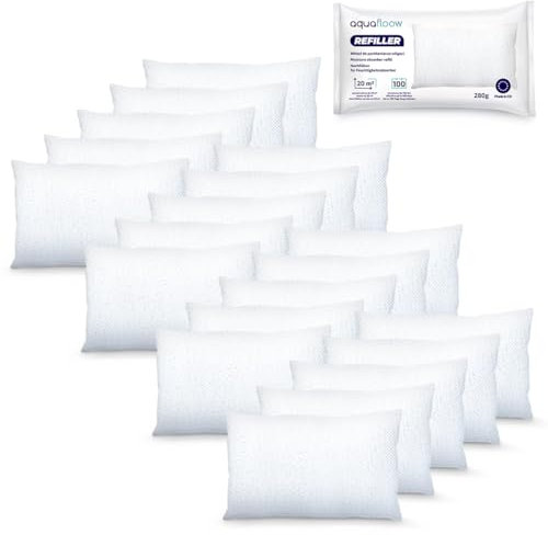 Aquafloow Luftentfeuchter Nachfüllbeutel, Granulat im 280g Nachfüll-Beute, Raum-Entfeuchter, Nachfüll-Packs | Verhindert Schimmel, Schützt Wände Unangenehme Gerüche – 20er Pack