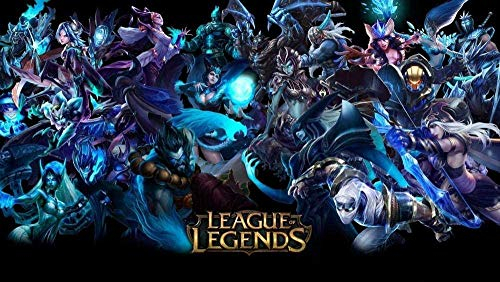 IGHSNZUH 1000 Teile Puzzles Für Erwachsene, Teenager, Kinder, Bildung, League Legends-Lol-Serie, Poster, Einzigartig, Perfekt Klassisch, Bildung, Superhart, Für Jungen Und Mädchen, Urlaub, Geburtsta
