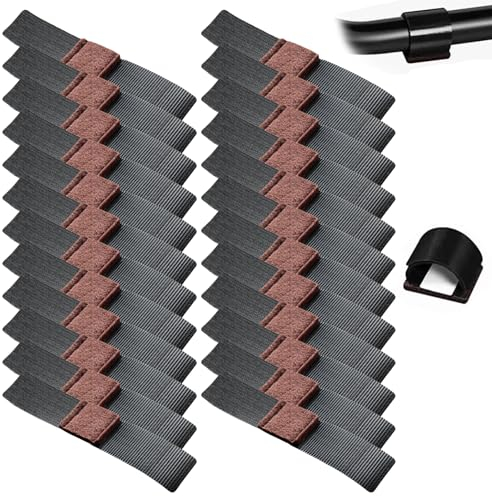 YANINEE 24PCS Parkettschoner Bodenschoner für Stühle Schwingstuhl Esw, Filzgleiter Stuhlgleiter Freischwinger