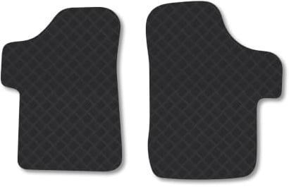 Mercedes Vito [W639] 2003-2014 Rubber Car Mats Compatible with Accessories Tailored Fit Heavy-Duty Floor Mats Set Accessory Waterproof Durable Custom Fit Water Resistant Easy-Clean with Clips