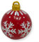 SMZhomeone Aufblasbarer Weihnachtsball aus PVC, Dekoration für den Außenbereich, Gartendekorationen, 58,4 cm, 15,2 cm Durchmesser, Christbaumkugeln (G)