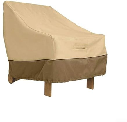 Honseadek Outdoor Wasserdicht Patio Sofa Cover, Patio Bench Sofa Cover, 210D Oxford Cloth Garden Bench Protector with Drawstring for 2-3 Seater Furniture(Rice Curry)