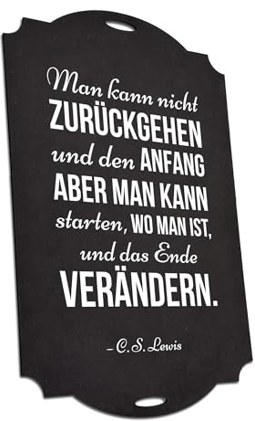 codiarts. Black Sign Vintage Holzbild, Wandbild, berühmte Zitate, Motivation (L (532 x 860mm), 26 Lewis)