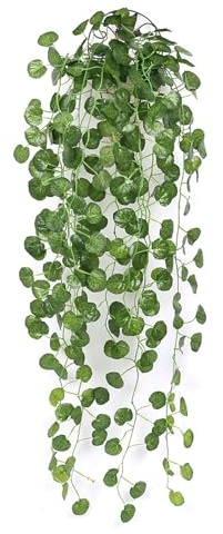 Highdi Künstliche Pflanzen Hängend Draußen 2/4/6 Stück Künstliche Zweige Weinrebe Kunstpflanze Hängend Blätter Blumengirlande für Hintergrund Hochzeit Deko (Begonie,2 Stück)