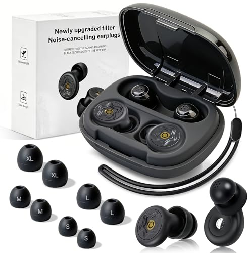 Ohrstöpsel zum Schlafen, Noise Cancelling Ohrstöpsel 50dB, Gehörschutzstöpsel Ultraweiches Silikon für Seitenschläfer Reusable, Gehörschutz Schlafen Schnarchen Zum Reisen Studium Konzert Konzentrieren