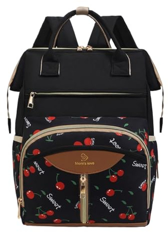 Generisch Wickeltasche | Große Wickeltasche Für Mütter - Rucksack Mit Wickelunterlage | Für Eltern Frauen Männer Mädchen