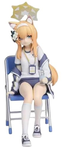 REOZIGN Iochi Mari-Figur, sitzender Gymnastikanzug, Iochi Mari, 18 cm, Cosplay, handgefertigt, aus PVC, Souvenir für Anime-Fans