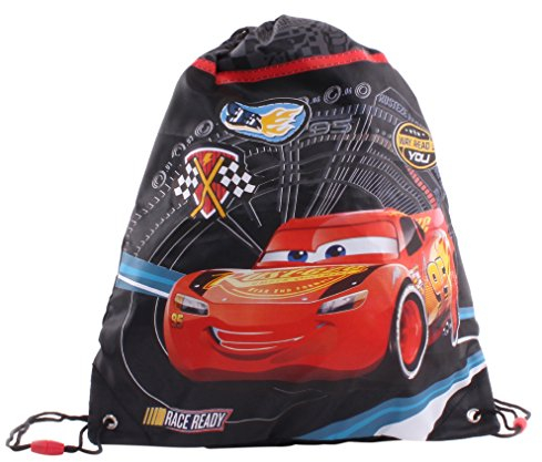 Disney 760–7919 Abziehstein 44 cm Cars Schnell wie Lightning Turnbeutel