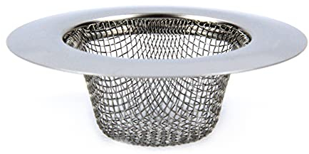 ZADAWERK® Filtre à évier - Fin - Ø 9 cm - 2 pièces - Cuisine - Douche - lavabo - Panier de Collecte pour Cheveux, saletés et restes de Nourriture