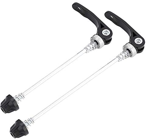 Quick Release Skewer Set, 1 Pair Road Bike Front & Rear, Bicycle Quick Release Cycling Wheel Alloy Bicycle Replacement Spare Parts Accessories for Road Bike, Mountain Bike, BMX