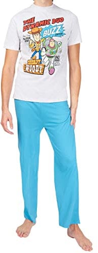 Disney Mens Toy Story Pyjamas Blue Size Small